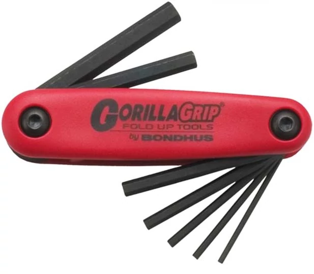 2-8mm GorillaGrip egyenesvégű összecsukható imbuszkulcs készlet HF7M, Bondhus: 12587