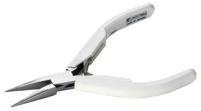 Hegyescsőrű fogó, recés pofával 132 mm Lindström Bahco: 7891