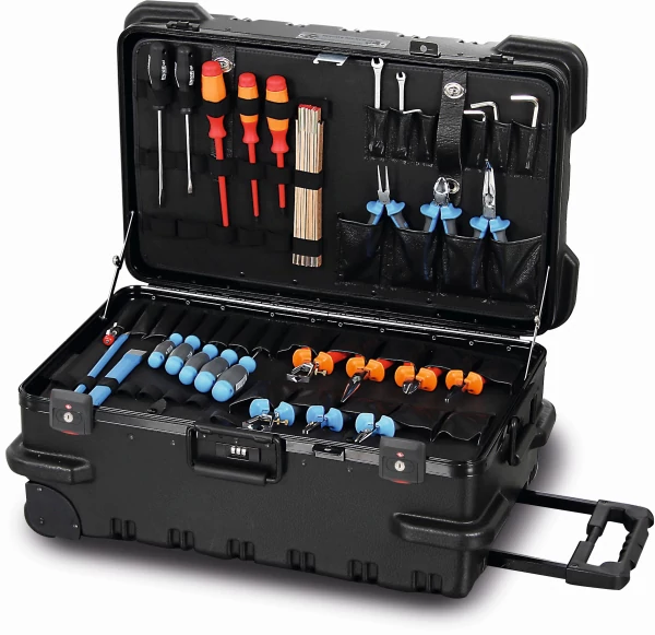 Szerszámkoffer Chicago extra erős, gurulós gurulós 630x310x370 Hepco: 00 5540 8019