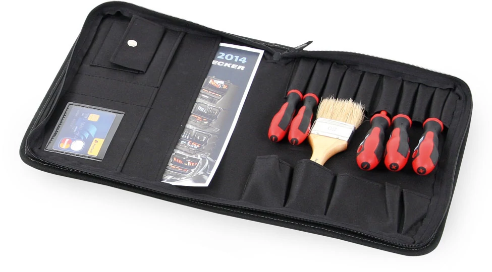 Szerszámtáska erős szövött műanyagból Polytex cipzáras 330x220x45 Hepco: 00 5800 8019