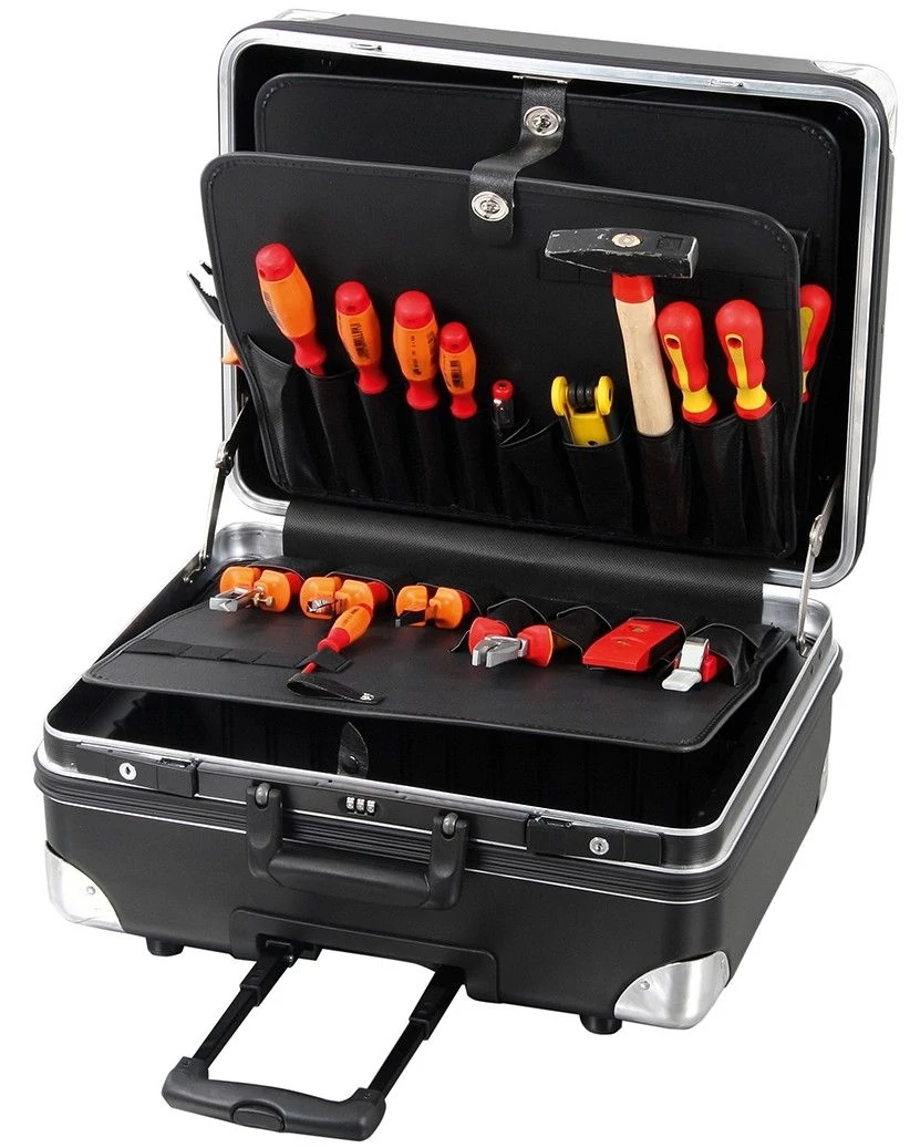 Szerszámkoffer Robust gurulós 2 szerszámlappal 470x220x360 Hepco: 00 5770 8019