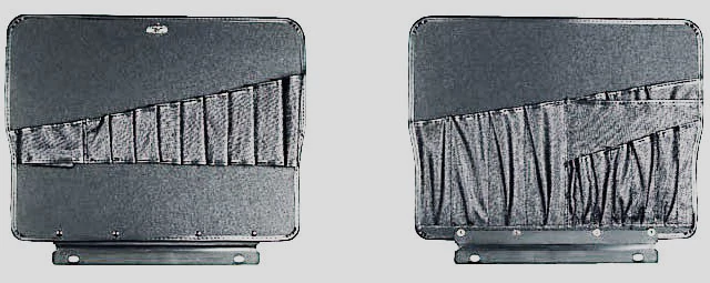 Szerszámkofferhez szerszámtartó betét tábla zsebekkel 470x360 Hepco 30 5358 8019