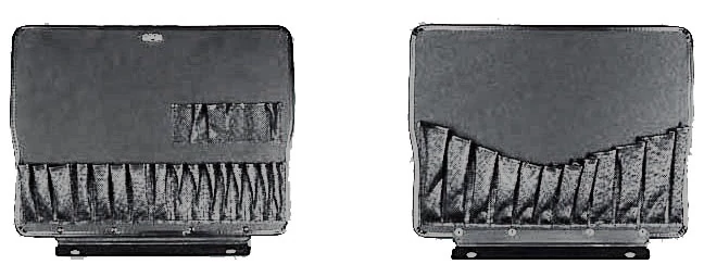 Szerszámkofferhez szerszámtartó betét tábla zsebekkel 470x360 Hepco 30 5371 8019