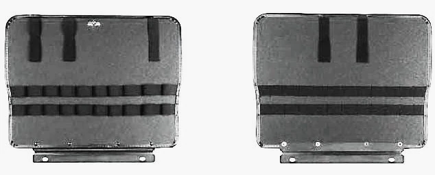 Szerszámkofferhez szerszámtartó betét tábla zsebekkel 470x360 Hepco 30 5376 8019