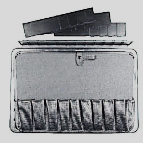 Szerszámkofferhez szerszámtartó betét tábla zsebekkel 460x310 Hepco: 30 4564 8019