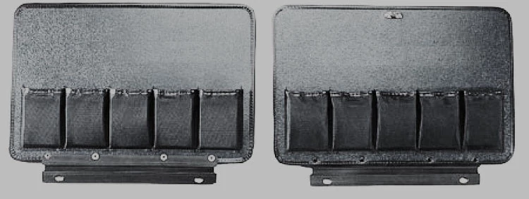 Szerszámkofferhez szerszámtartó betét tábla zsebekkel 460x310 Hepco: 30 4566 8019