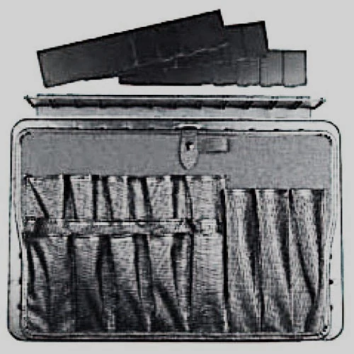 Szerszámkofferhez szerszámtartó betét tábla zsebekkel 460x310 Hepco: 30 4573 8019