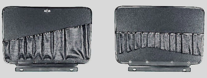 Szerszámkofferhez szerszámtartó betét tábla zsebekkel 460x310 Hepco 30 4713 8019