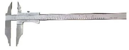 Analóg műhelytolómérő, alsó-felső mérőpofákkal, csavarrögzítéses 300/0,05mm, pofa 100mm MIB 01009007