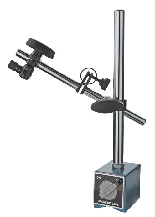 Mágneses mérőóra állvány 280mm, finombeállítóval, 8mm-es 60Nm, mágnestalp, MIB: 06071005