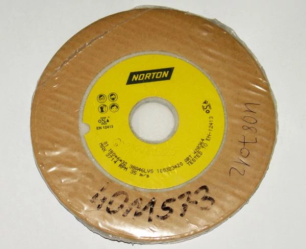 Köszörűkorong 180x6x32 38A48LVS Norton
