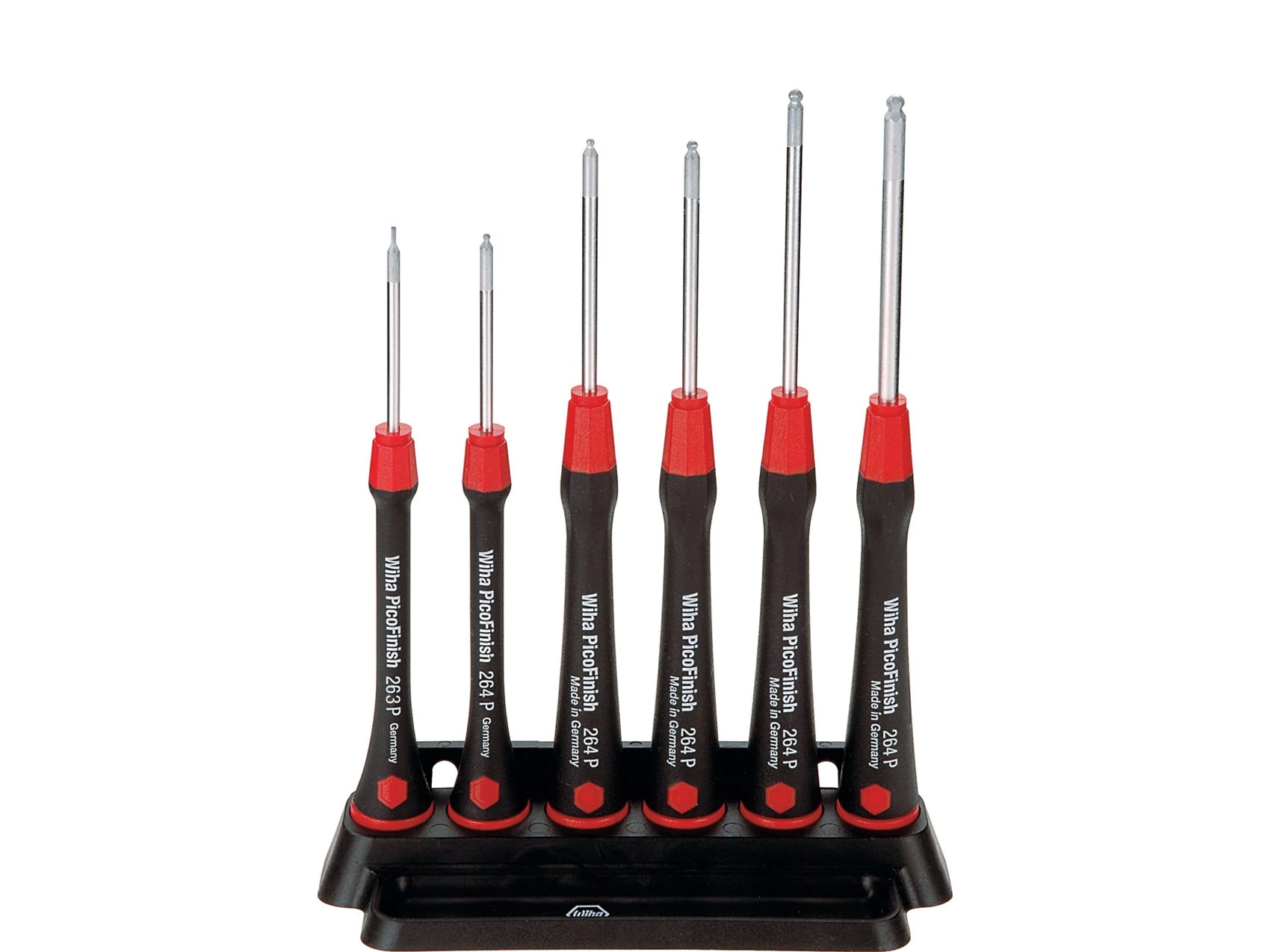 WIHA PicoFinish hatszög-gömbfejű csavarhúzókészlet 6 részes. 264 PF K6:  42993