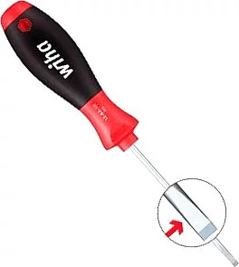 WIHA SoftFinish® lapos csavarhúzó 302SF 6,0x300: 32384