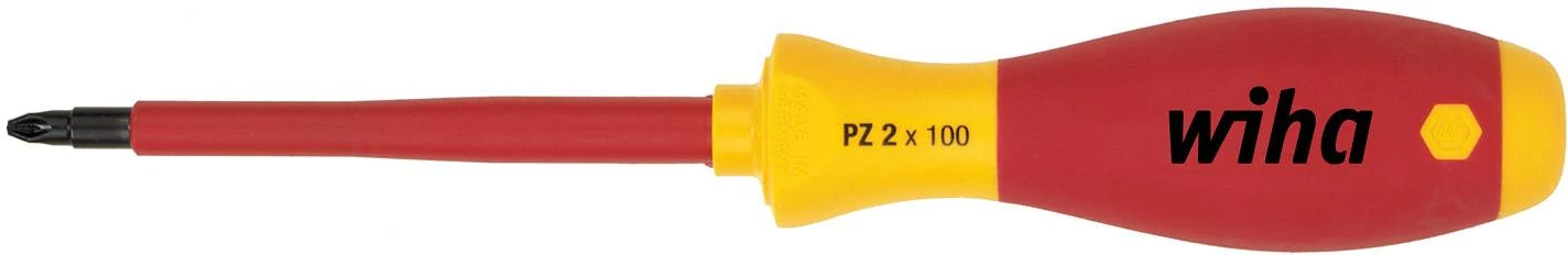 WIHA SoftFinish® villanyszerelő Pozidriv-csavarhúzó 324SF PZ 2x100: 00879