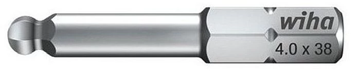 WIHA Standard-Bit, hatszög-gömbfejű, Form C 6,3. 7017 SW 4,0: 01738