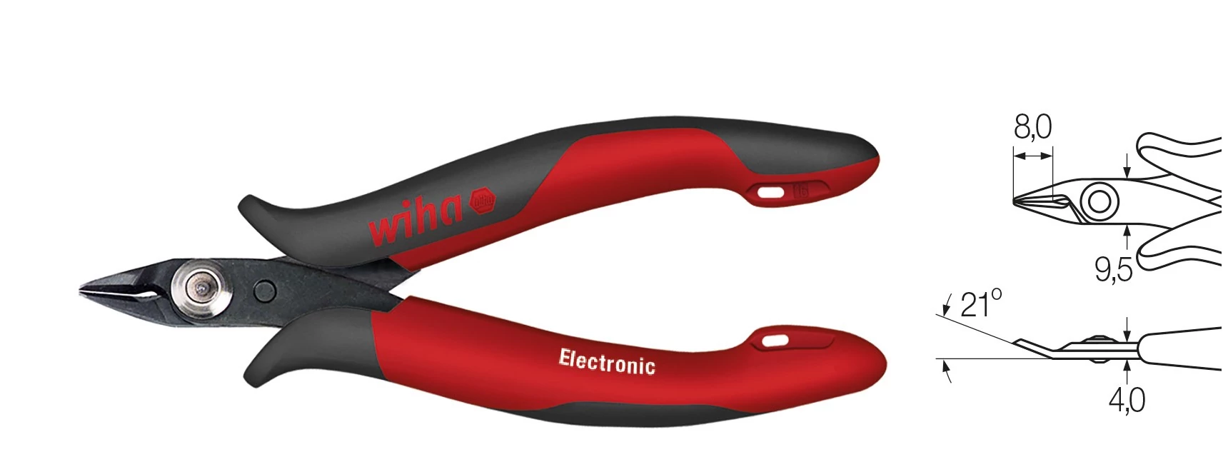 WIHA Mikro-oldalcsípőfogó Electronic. Z 40 0 118 03: 26812