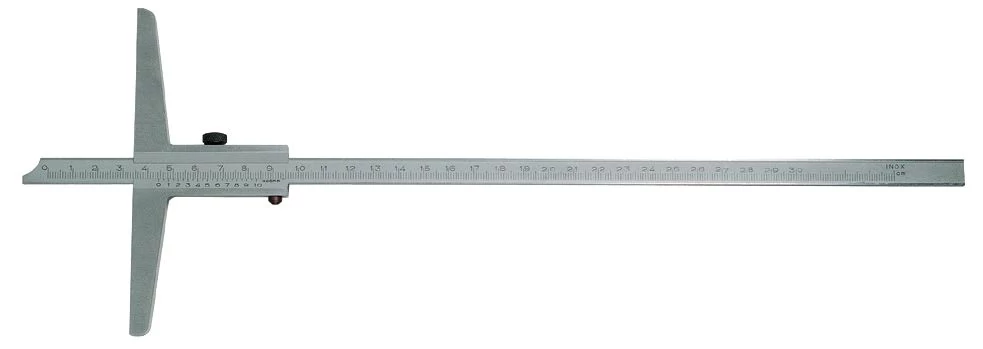 Analóg mélységmérő 150/0,05mm híd 100mm, rozsdamentes MIB 01015041
