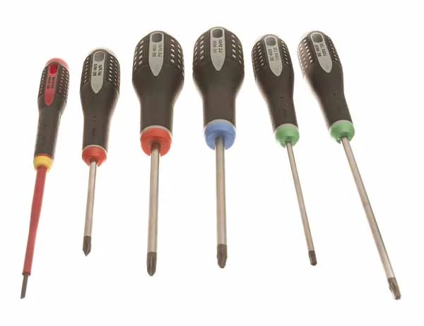 Ergo™-csavarhúzó-készlet, 6-részes, lapos+PH+PZ+T Bahco: BE-9871