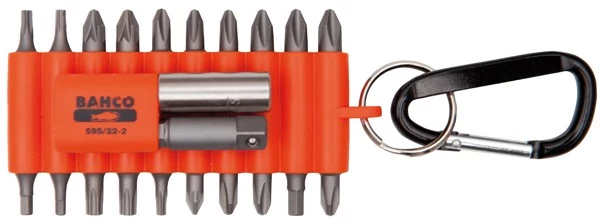Bit készlet, 22-részes, PH, PZ, Torx, SL Bahco: 59S/22-1
