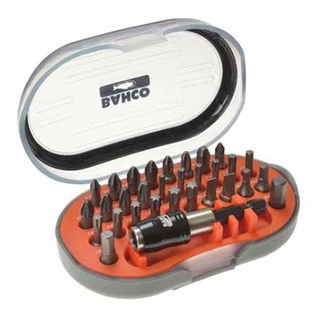 Bit készlet, 31-részes, Torsion, PH, PZ, T, Hex, SL Bahco: 60T/31-1