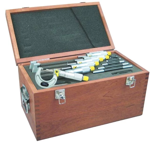 Analóg mikrométer készlet 0-100mm/0,01mm 4db-os Asimeto 101-64-8