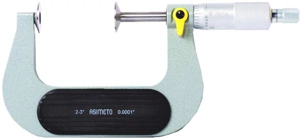 Analóg mikrométer tárcsás mérőfelületekkel 25-50mm ±0.005mm Asimeto: 141-02-0