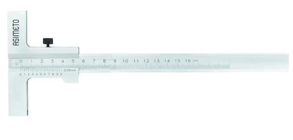 T-alakú jelölő tolómérő 0-250mm ±0.1mm Asimeto: 322-52-0