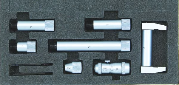 Belső mikrométer és tartozék készlet 50-1000mm Asimeto: 240-02-0