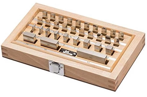 Mérőhasáb készlet, acél 32db-os 2-es pontossági osztály Asimeto 500-02