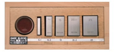 Mérőhasáb készlet, acél, mikrométer ellenőrzéséhez 0-100mm Asimeto: 535-16