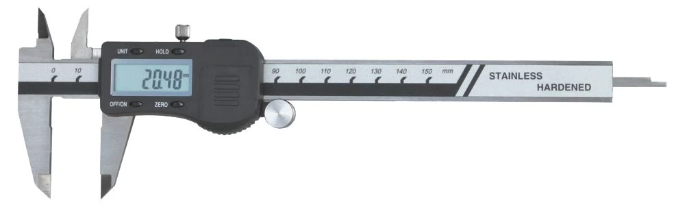 Digitális tolómérő üvegszálas sínnel, adatkimenettel 150mm MIB 02026195