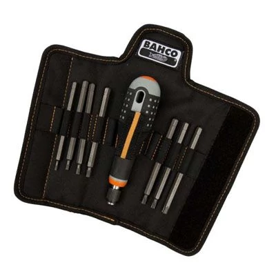 Ergo csavarhúzó cserélhető szárakkal, 7 db-os készlet, Torx csavarokhoz Bahco: BE-8573