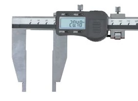 Digitális műhelytolómérő alsó mérőpofával, finomállítóval, 200/0,03mm pofa 75mm MIB 02026055