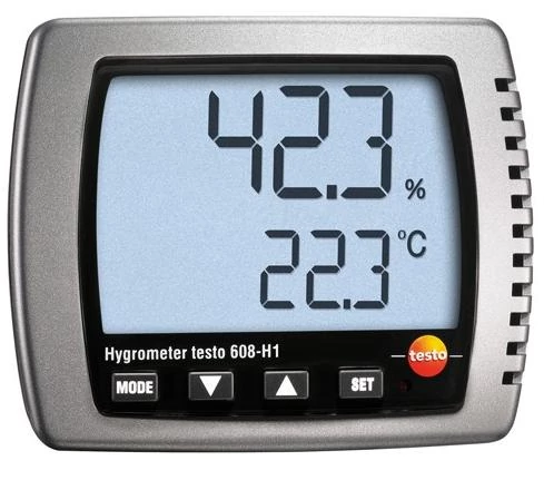 testo 608-H1 - Páratartalom- és hőmérsékletmérő 0560 6081