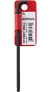 10 mm L hatszögkulcs gömbvégű rövid Bondhus: 16576