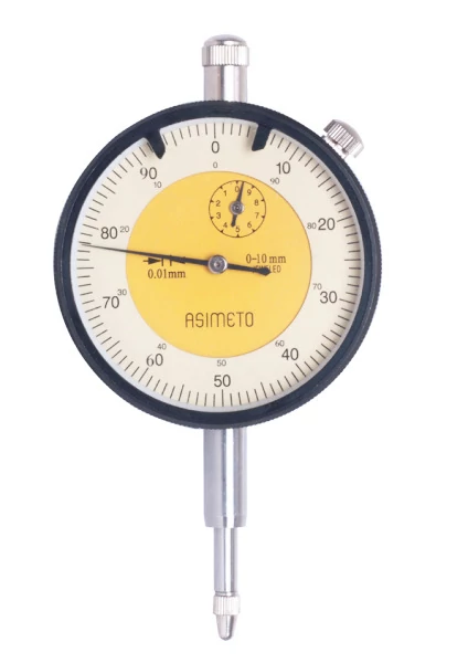 Analóg mérőóra, ütésálló, 20 mm mérés tartomány, felbontás: 0.01mm Asimeto: 402-20-8