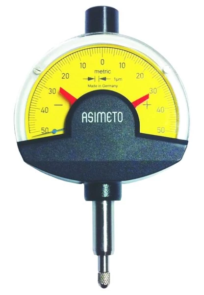 Mechanikus finomkijelző, mérési tart.+/-0,05 mm, felb.0,001 mm, pont.+/-0,0012 mm Asimeto: 422-21-2