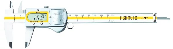 Digitális tolómérő IP67 0-150mm/0,02 mm Asimeto 305-06-2