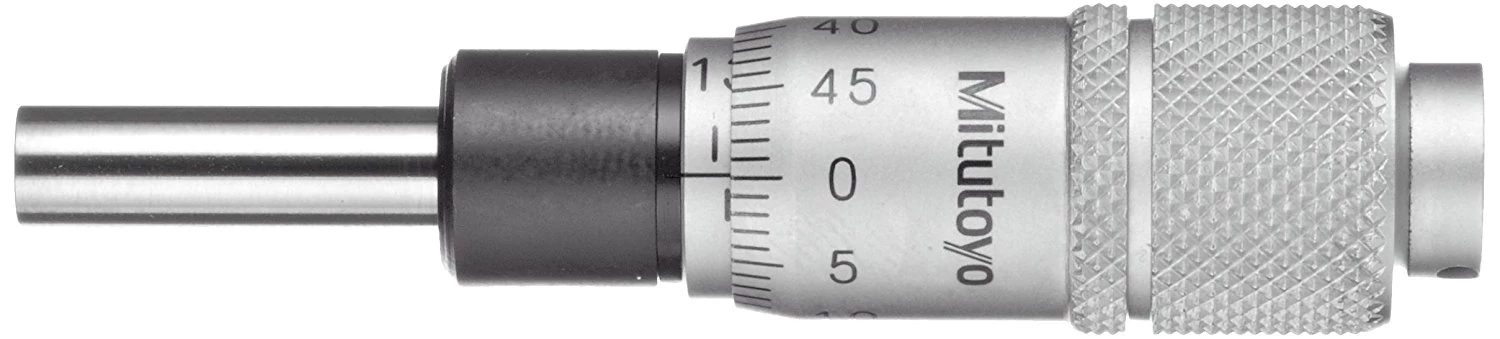 Beépíthető mikrométer fej  sík 9,5 mm sima rögzítő anyával Mitutoyo 148-120-10