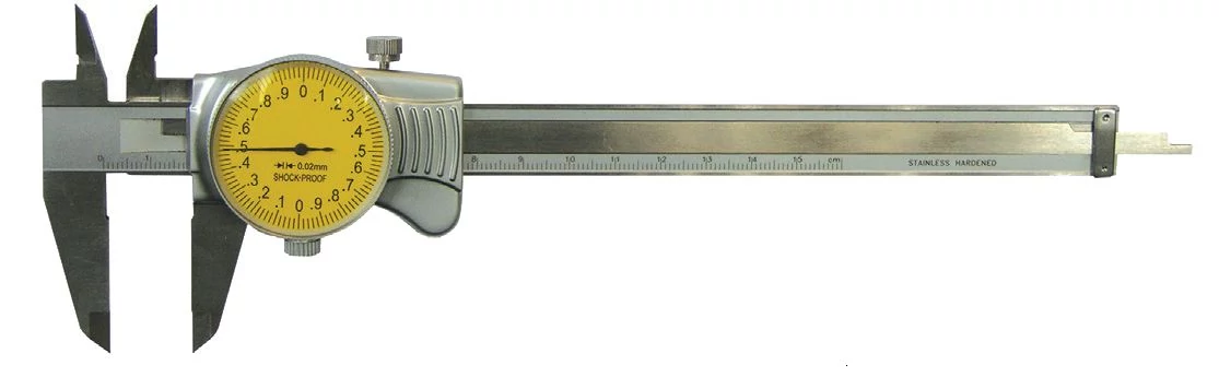 Órás tolómérő 150/0,02mm ±0.02mm pontosságú, rozsdamentes MIB 01004020