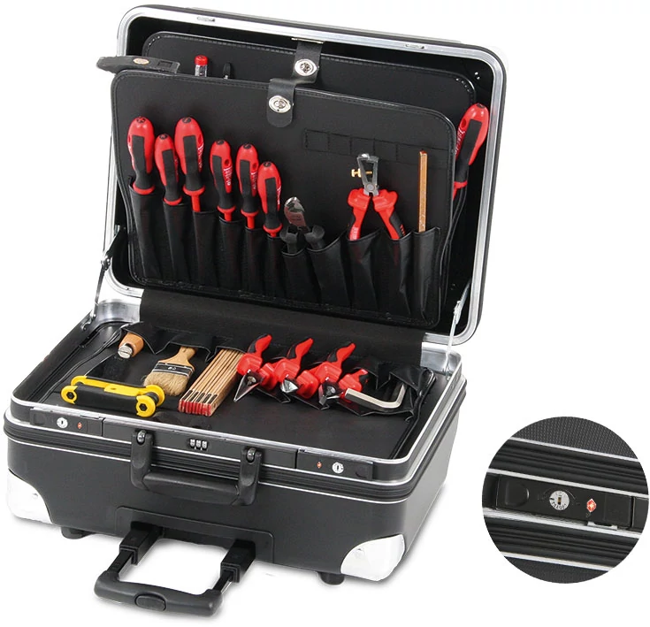 Szerszámkoffer Robust gurulós 4 szerszámlappal 470x220x360 Hepco: 00 5775 8019