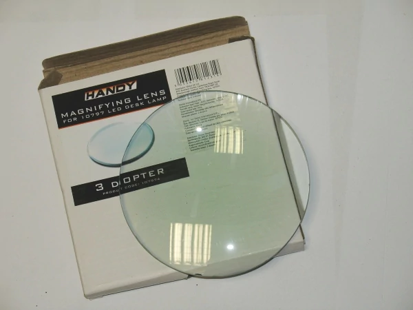 Nagyítós LED lámpához nagyító 130 mm átmérő 8 dioptria 3-szoros nagyítás 10797C