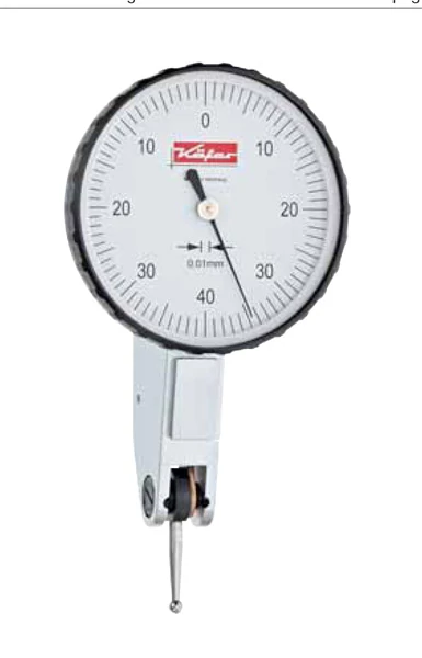 Szögtapintós mérőóra 30086 Kafer K 40/4 - 0,01 mm - 38 mm