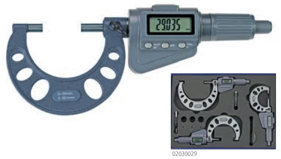 Digitális mikrométer készlet 0-100/0,001 mm MIB: 02030029