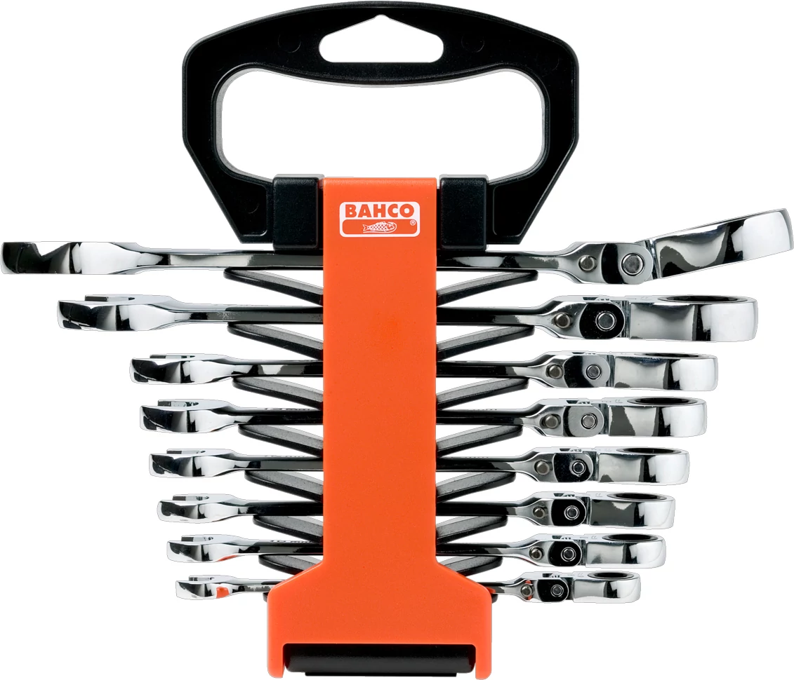 Racsnis csillag-villáskulcs készlet csuklós Bahco: 41RM/SH8