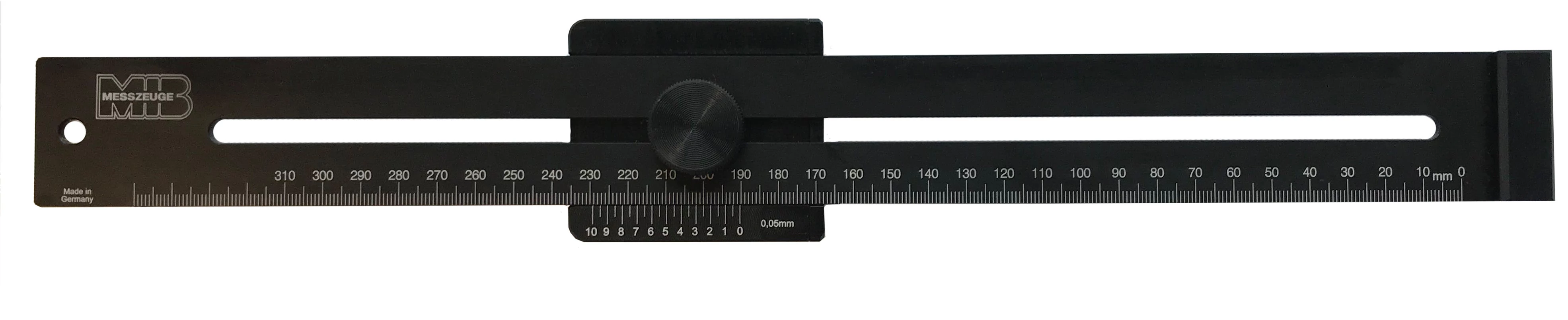 Jelölő vonalzó keményített alumíniumból 200 mm MIB 05057030