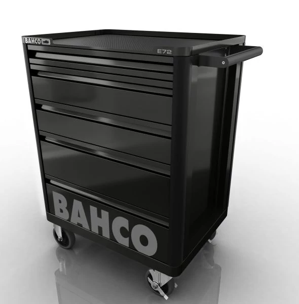 Szerszámkocsi 5 fiókos normál fekete Bahco: 1472K5BLACK