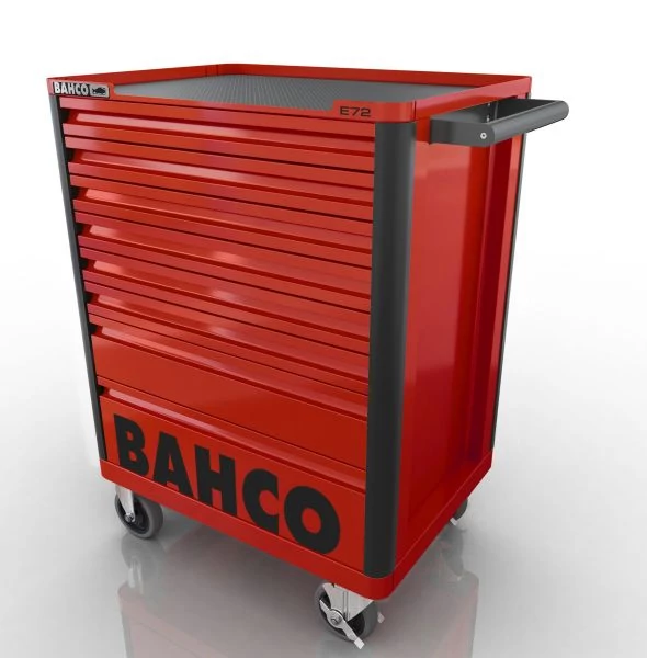 Szerszámkocsi 8 fiókos normál piros Bahco: 1472K8RED