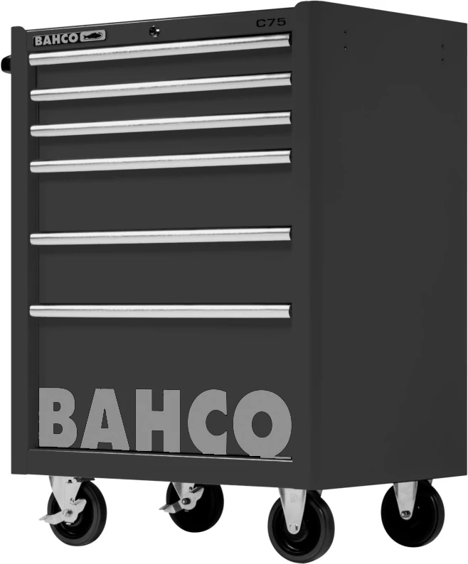 Szerszámkocsi 6 fiókos könnyített fekete Bahco: 1475K6BLACK