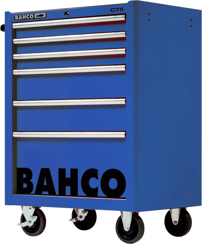 Szerszámkocsi 6 fiókos könnyített kék Bahco: 1475K6BLUE